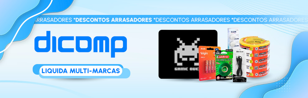 Mega descontos em multimarcas é na Dicomp!