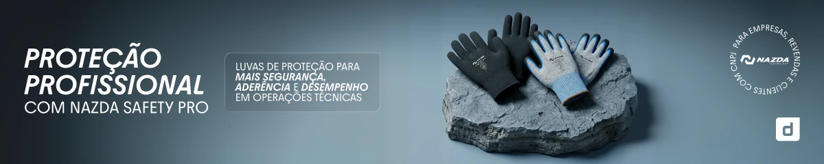 Banner fixado LINHA - SEGURANÇA DO TRABALHO