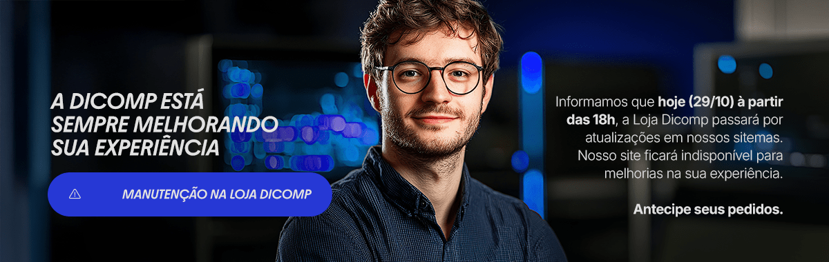 Aviso de manutenção