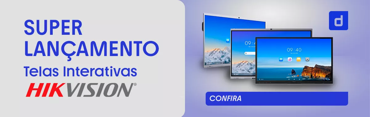 Banner Telas Interativas Hikvision 